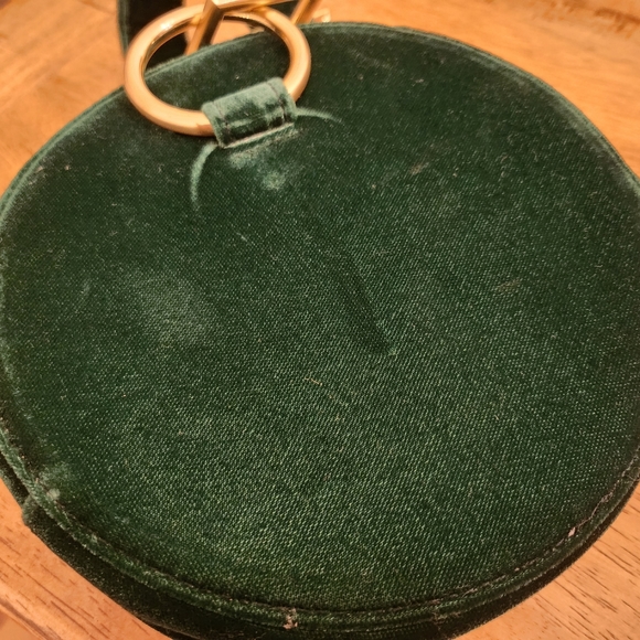 Tara Zadeh suede green clutch - Picture 4 of 5